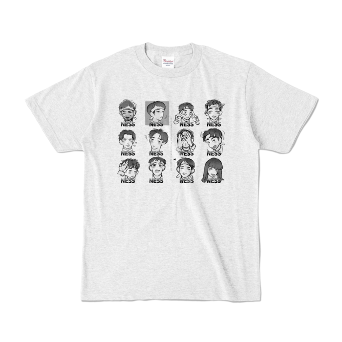 🐭カラーTシャツ - S - アッシュ (淡色)