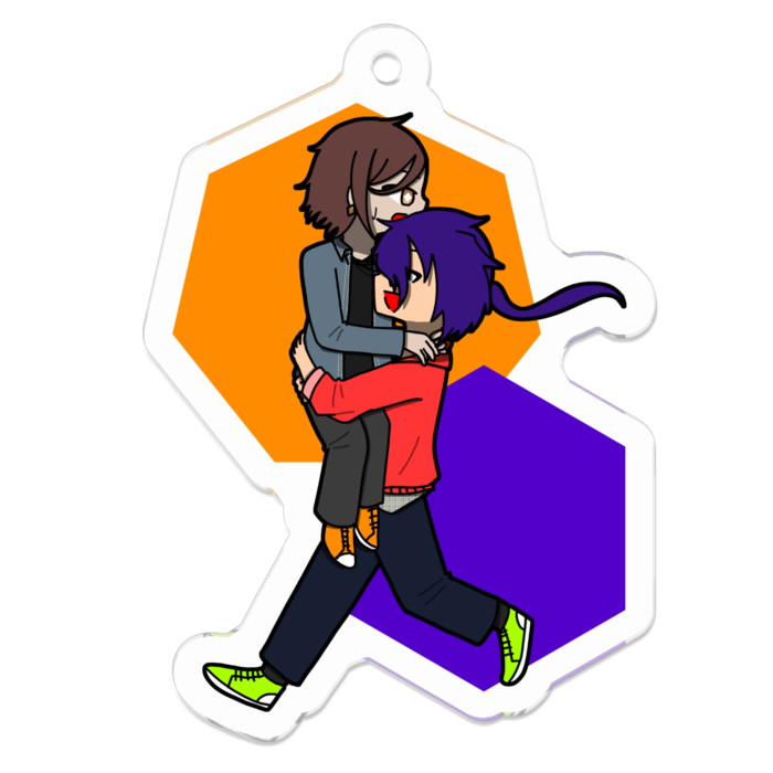 アクリルキーホルダー - 50 x 50 (mm)