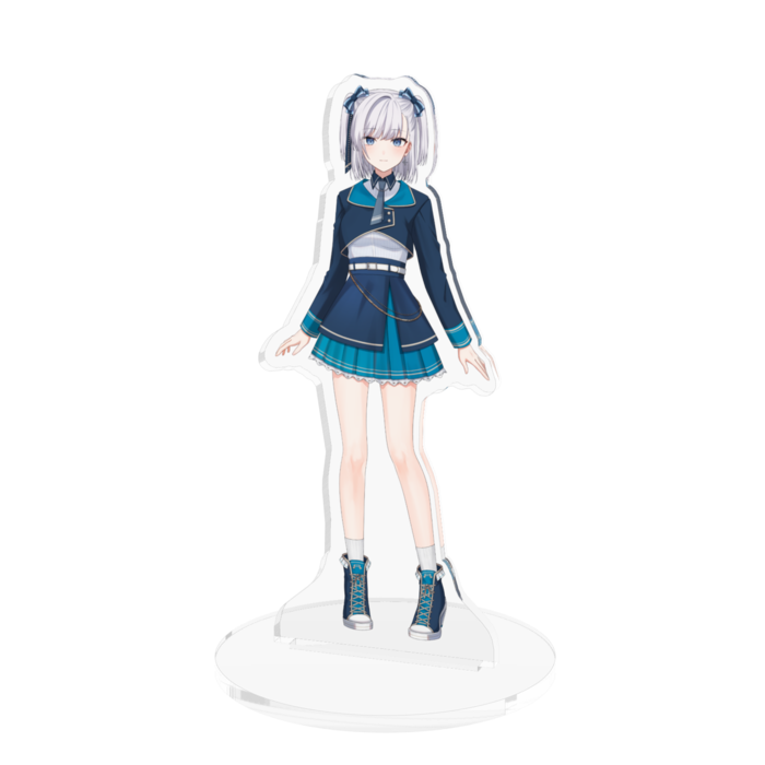 銀髪ボブ - 100x100mm