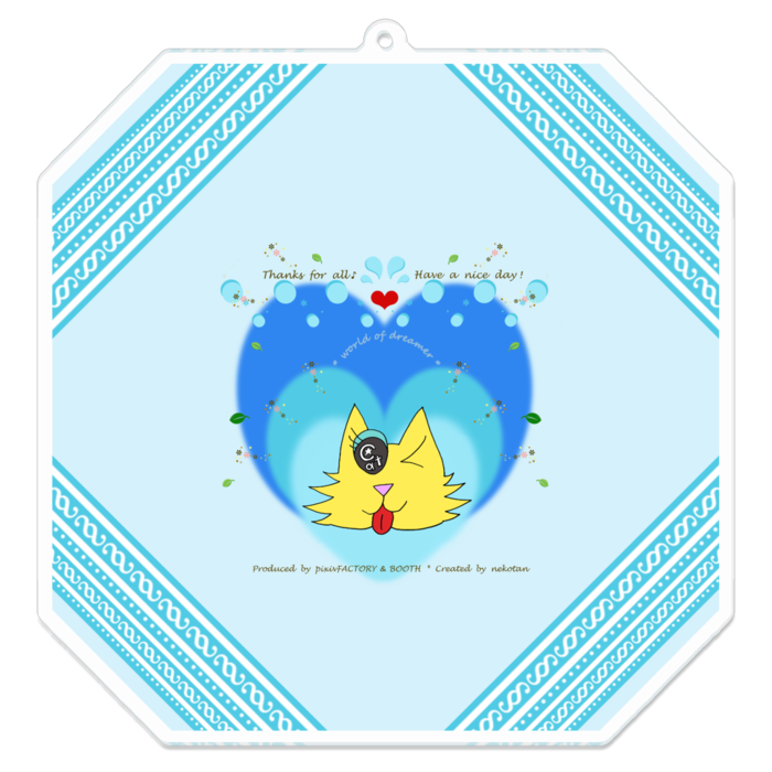 アクリルキーホルダー - 100 x 100 (mm)(2)