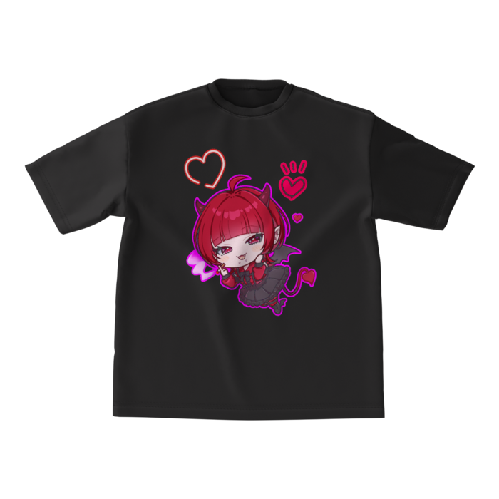 ビッグシルエットTシャツ - M - black