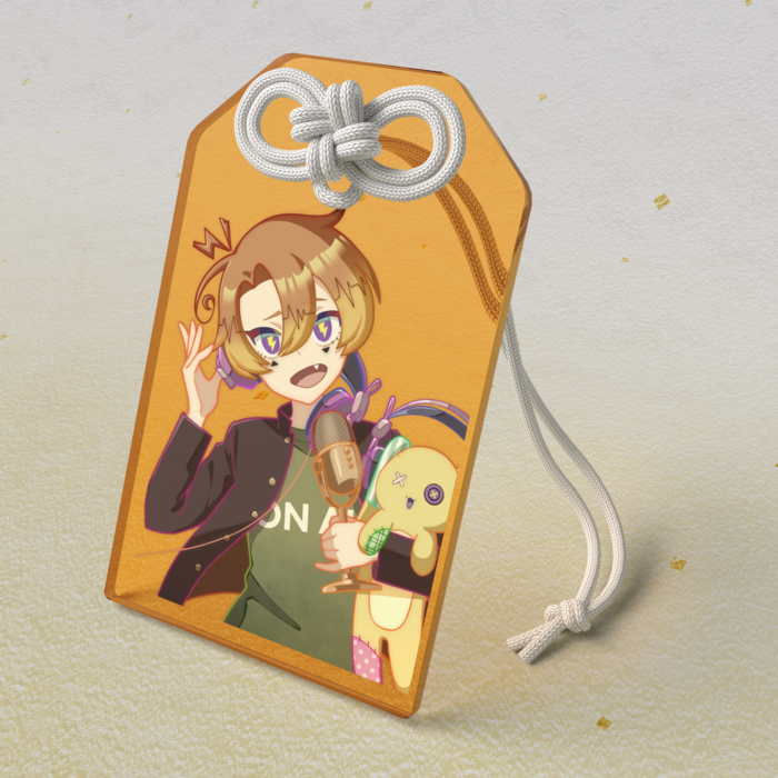 アクリルお守り　50 × 80mm　放送部の真夜中ラジオ