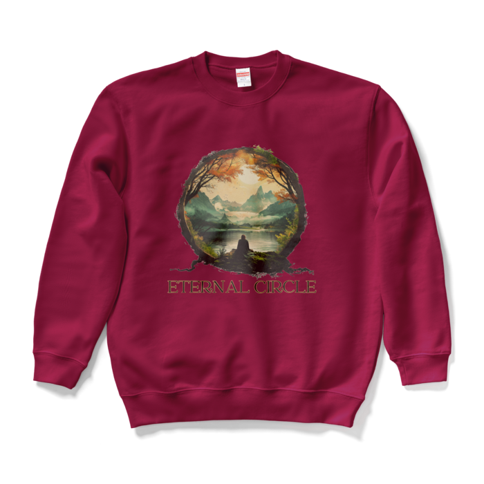 スウェット - L - バーガンディ