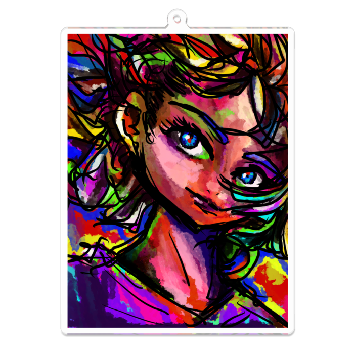 アクリルキーホルダー - 100 x 100 (mm)