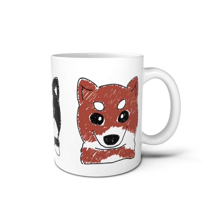 マグカップ - 直径 8 cm / 高さ 9.5 cm