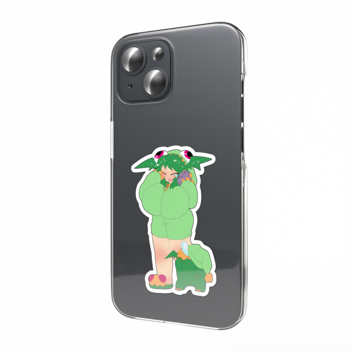 【スマホステッカー】 あーちゃん・おはようのすがた