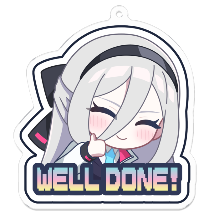 アクリルキーホルダー - 70 x 70 (mm)