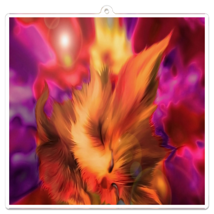 アクリルキーホルダー - 100 x 100 (mm)