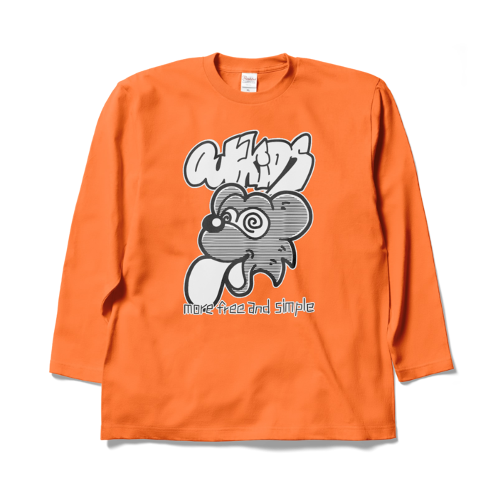 ロングスリーブTシャツ - XL - オレンジ