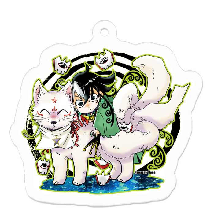 アクリルキーホルダー - 50 x 50 (mm)