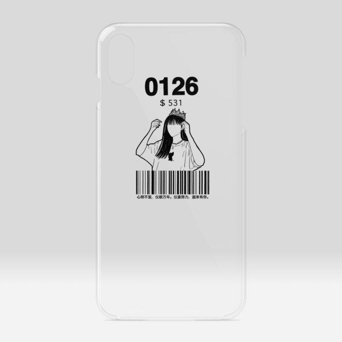 クリアiPhoneケース - iPhone XSMax