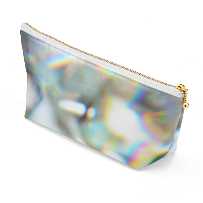 ポーチ - 長さ21.5cm / 高さ10cm - ホワイト