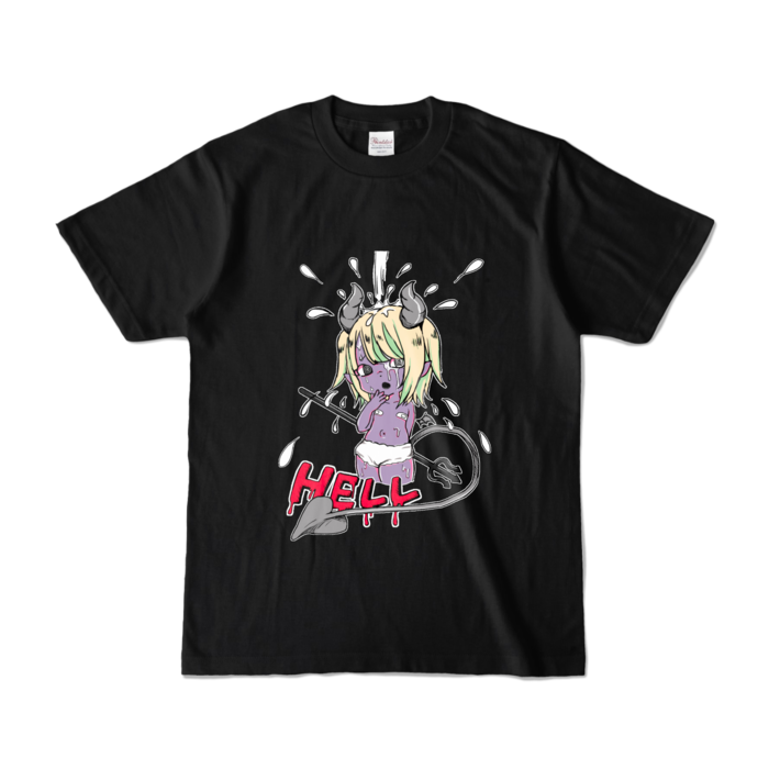 カラーTシャツ - S - ブラック (濃色)