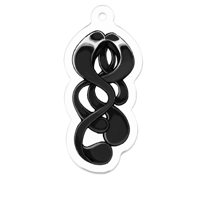 アクリルキーホルダー - 50 x 50 (mm)