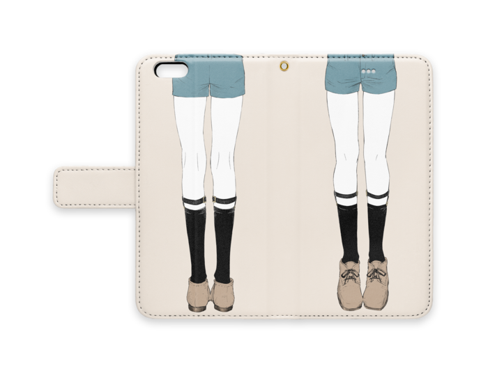 手帳型iPhoneケース - iPhone 6 Plus / 6s Plus - ストラップ穴 あり