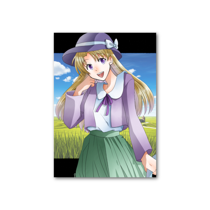 金髪少女カード - 縦 - 片面(5)