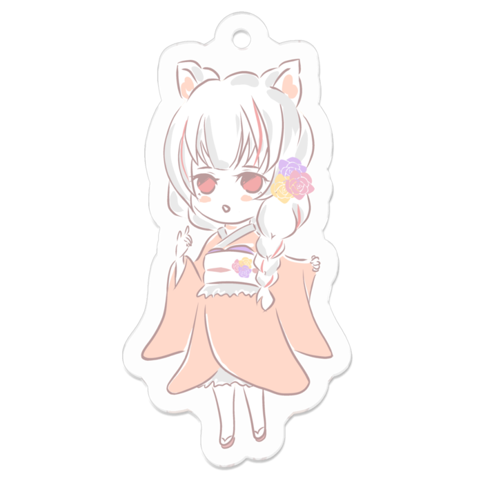 アクリルキーホルダー - 50 x 50 (mm)