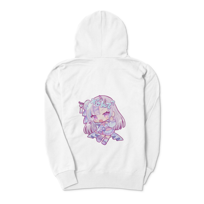 ジップパーカー - S - ホワイト