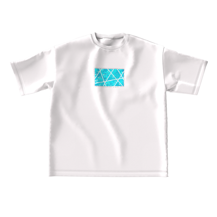ビッグシルエットTシャツ - L - 正面（白）