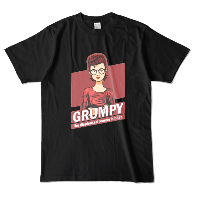 カラーTシャツ - L - ブラック (濃色)