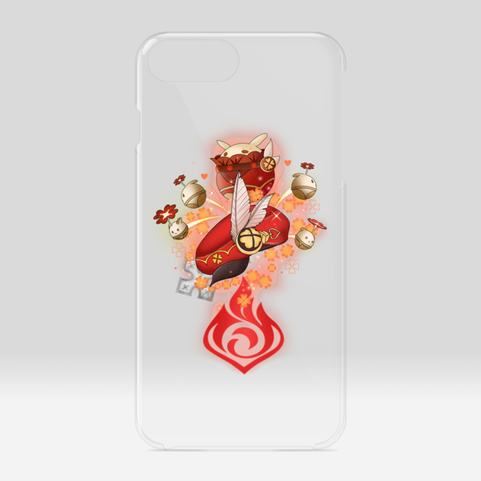クレー 原神 クリアiphoneケース Klee Genshin Impact Clear Iphone Case Kirukyra Booth