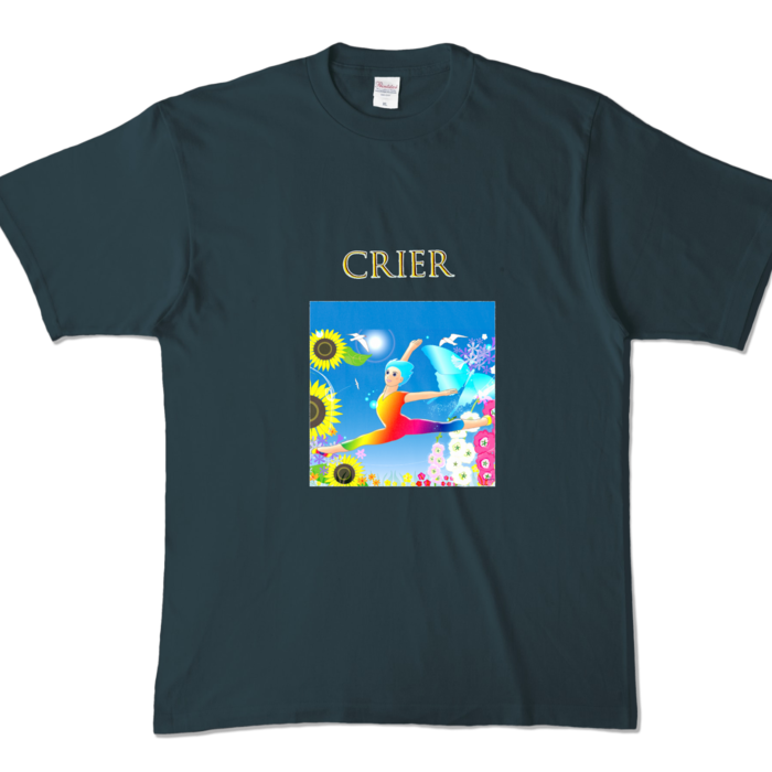 カラーTシャツ - XL - デニム (濃色)