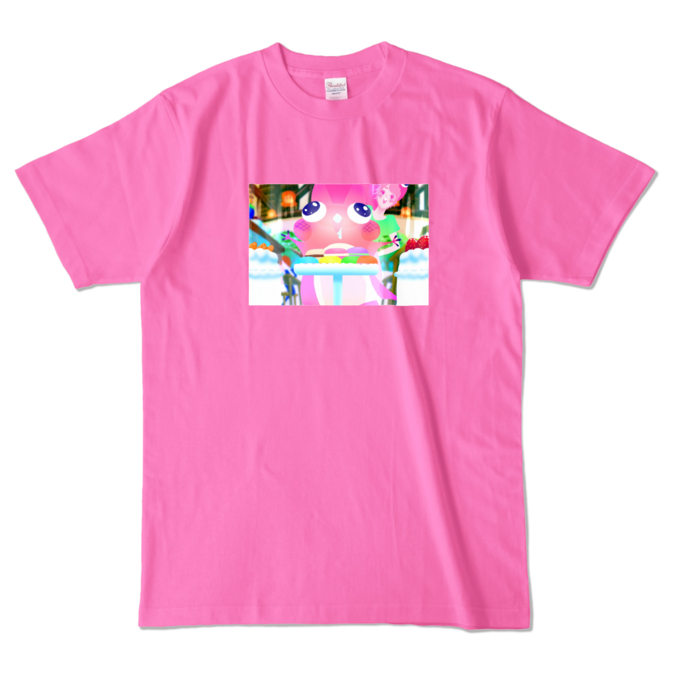 カラーTシャツ - L - ピンク (濃色)