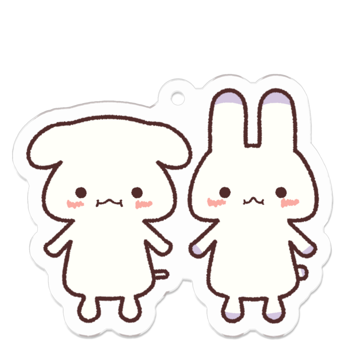 アクリルキーホルダー - 50 x 50 (mm)