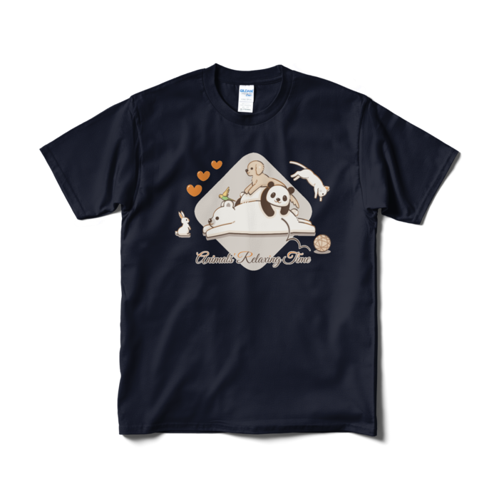 Tシャツ短納期　紺色　M