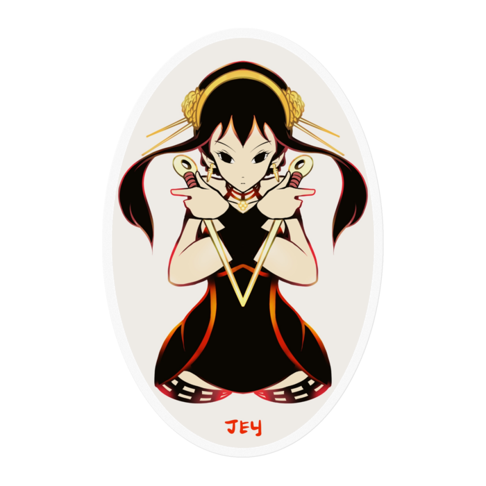 ステッカー - 100 x 100 (mm)