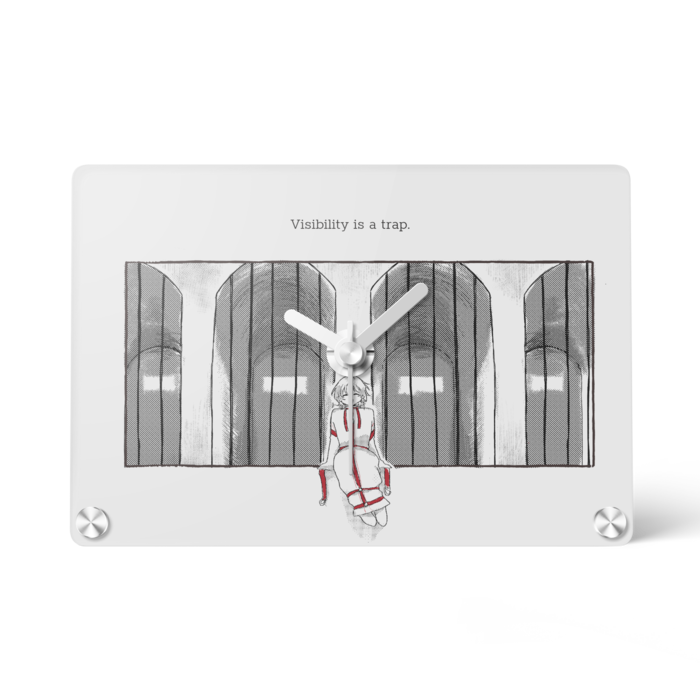 アクリル時計 - 148x100mm