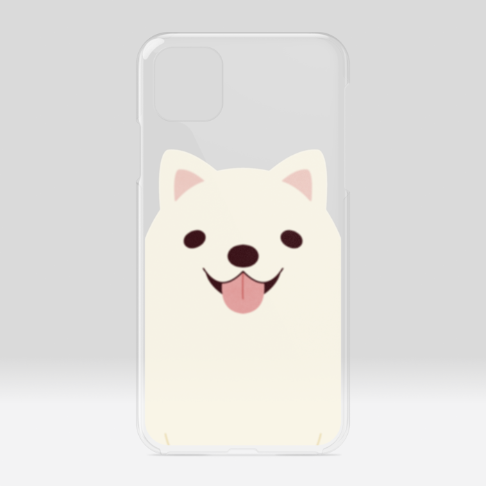 クリアiPhoneケース サモエド iPhone 11ProMax
