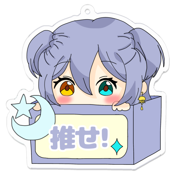 アクリルキーホルダー - 70 x 70 (mm)