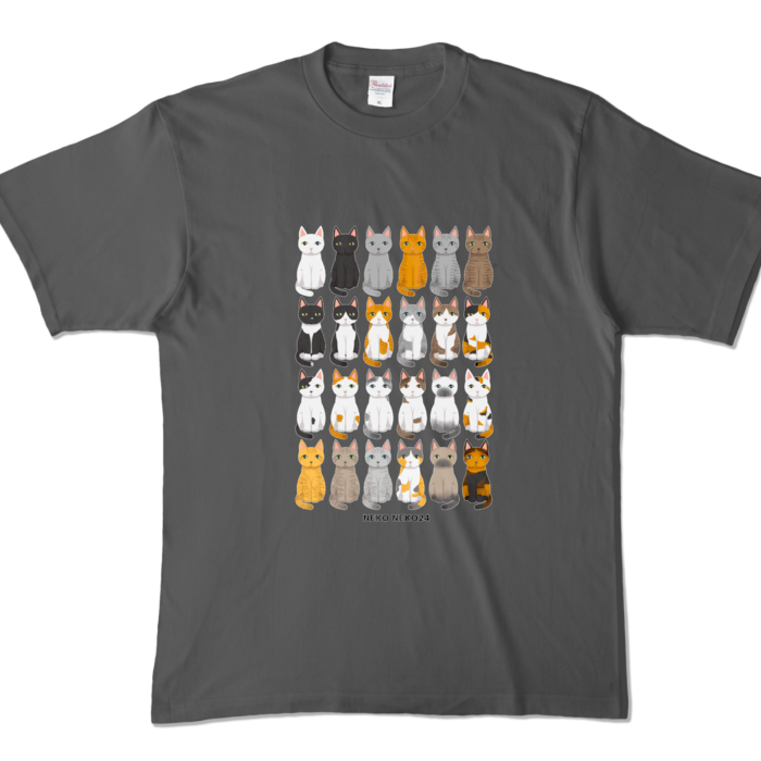 カラーTシャツ - XL - チャコール (濃色)