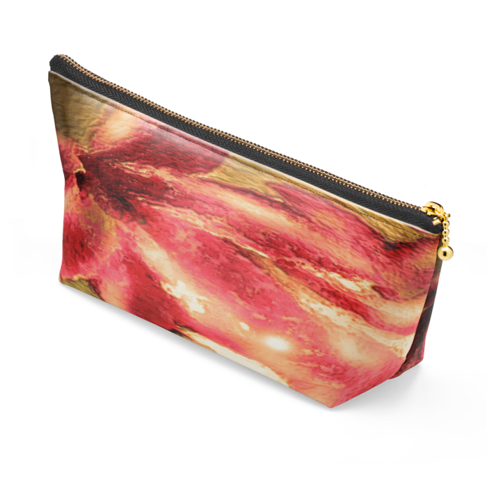 ポーチ - 長さ21.5cm / 高さ10cm - ブラック