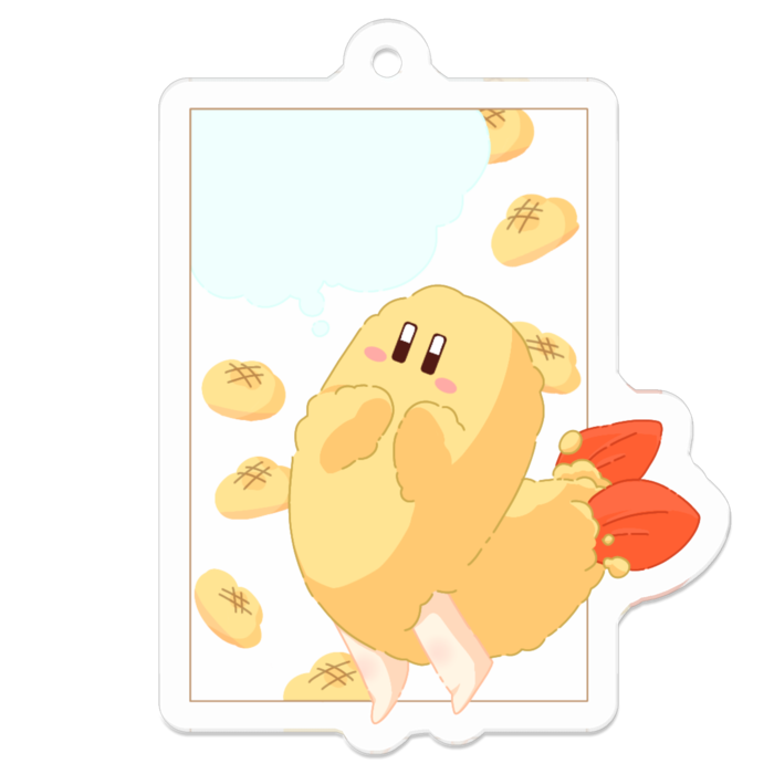 アクリルキーホルダー - 50 x 50 (mm)