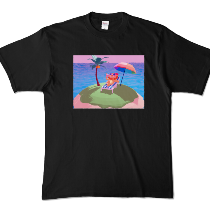 カラーTシャツ - XL - ブラック (濃色)