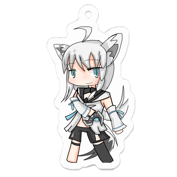 アクリルキーホルダー - 50 x 50 (mm)