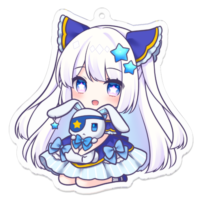 アクリルキーホルダー - 70 x 70 (mm)