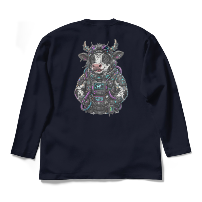 ロングスリーブTシャツ - L - ネイビー(1)