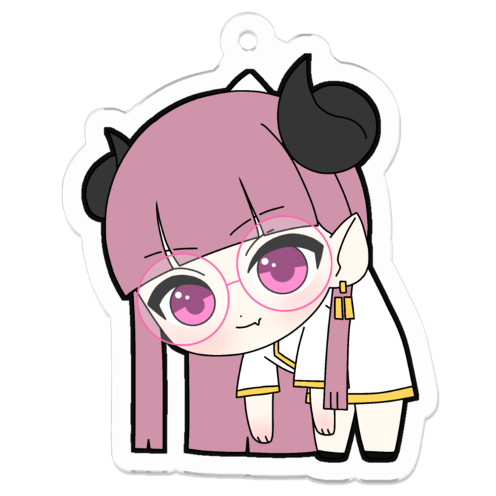 アクリルキーホルダー（コーティング） - 50 x 50 (mm)