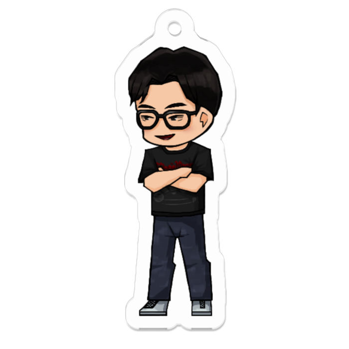 アクリルキーホルダー - 50 x 50 (mm)