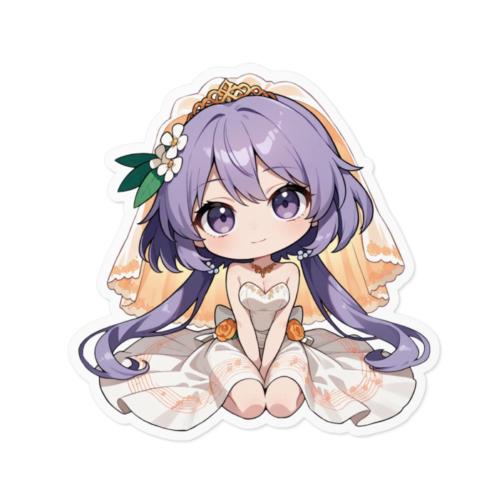 ステッカー - 100 x 100 (mm)(キャラのみ)