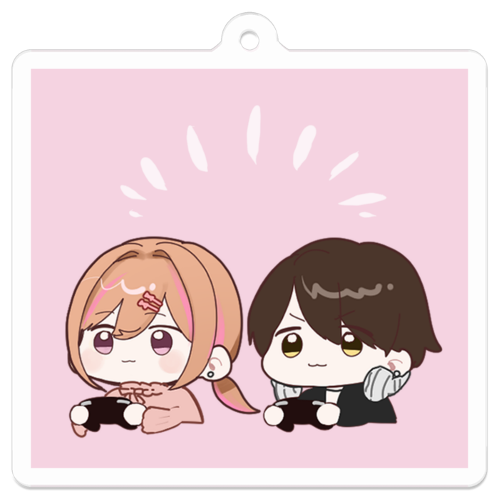アクリルキーホルダー - 50 x 50 (mm)