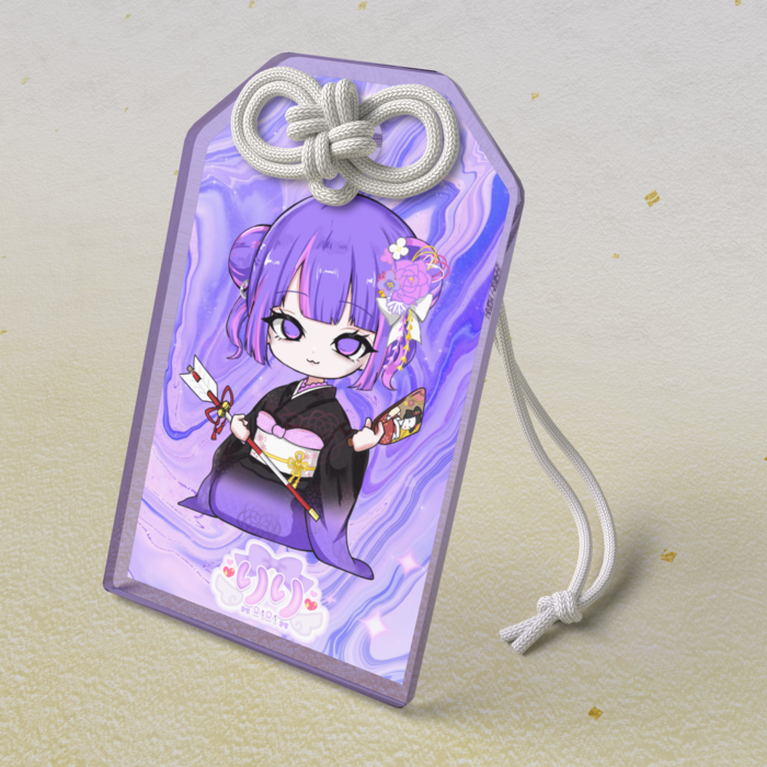 アクリルお守り - 50 × 80mm