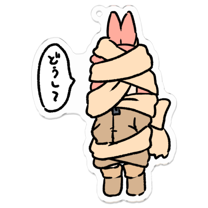 アクリルキーホルダー - 70 x 70 (mm)