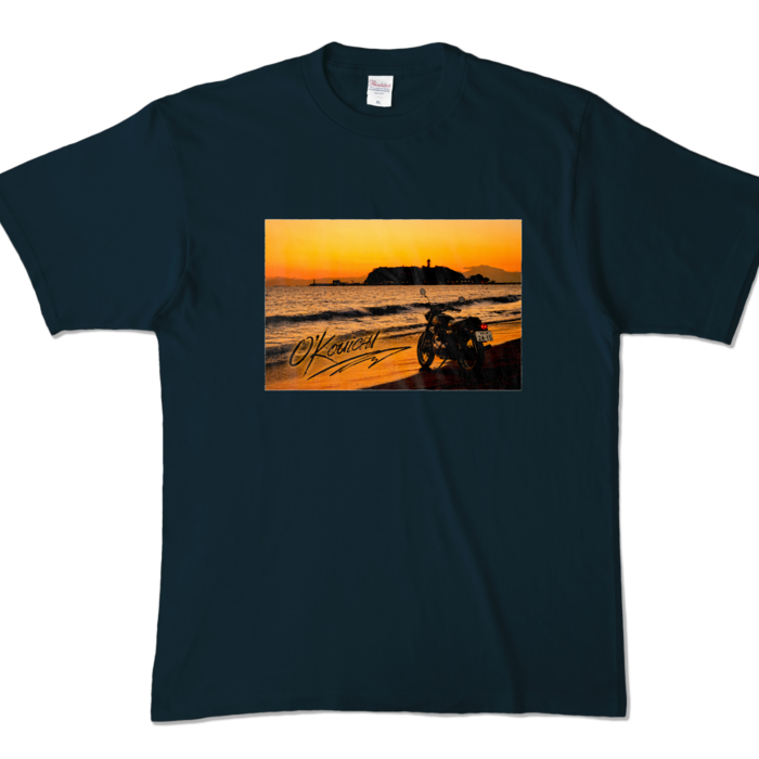カラーTシャツ - XL - ネイビー (濃色)