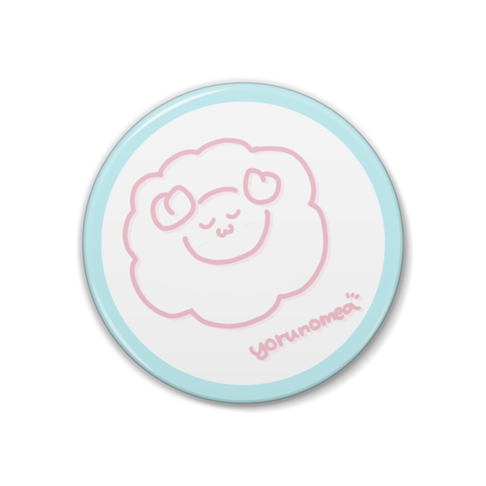 缶バッジ／38mm／ミズイロ