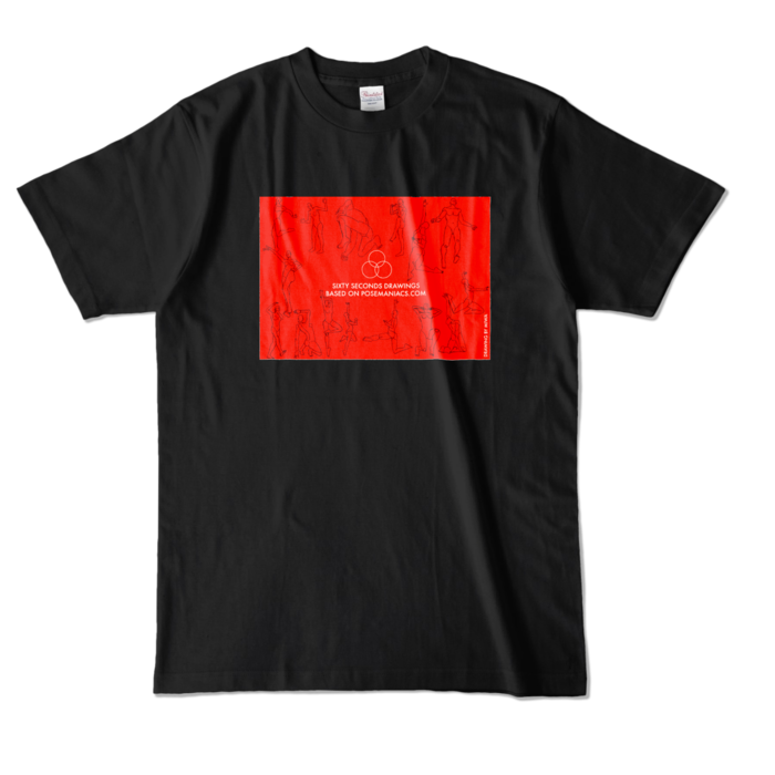 カラーTシャツ - L - ブラック (濃色)