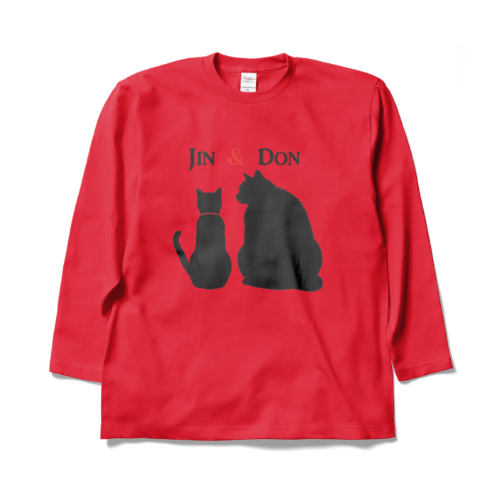 ロングスリーブTシャツ - XL - レッド
